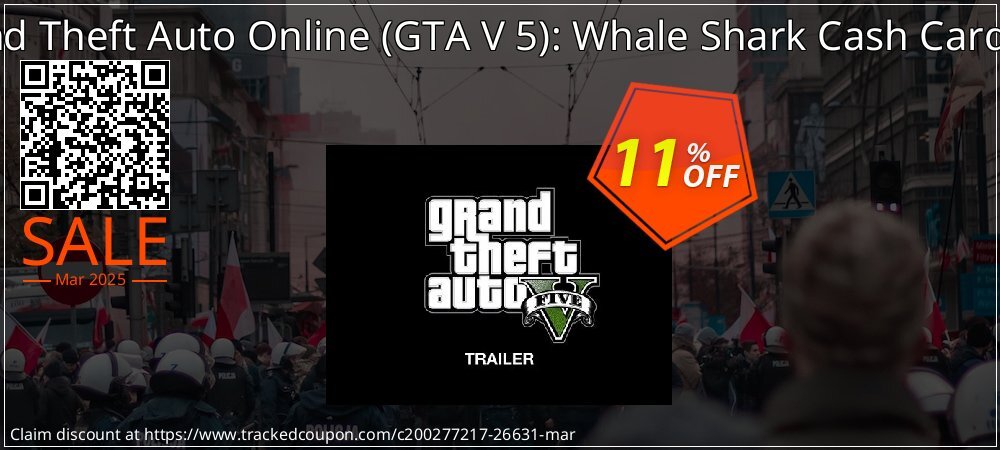 Grand Theft Auto Online - GTA V 5 : Whale Shark Cash Card PS4 coupon on World Party Day discount