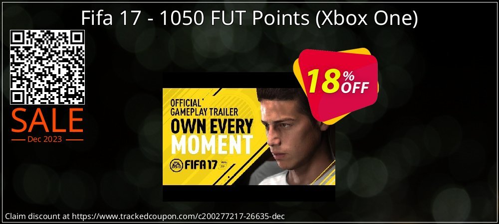 Fifa 17 - 1050 FUT Points - Xbox One  coupon on National Walking Day discounts