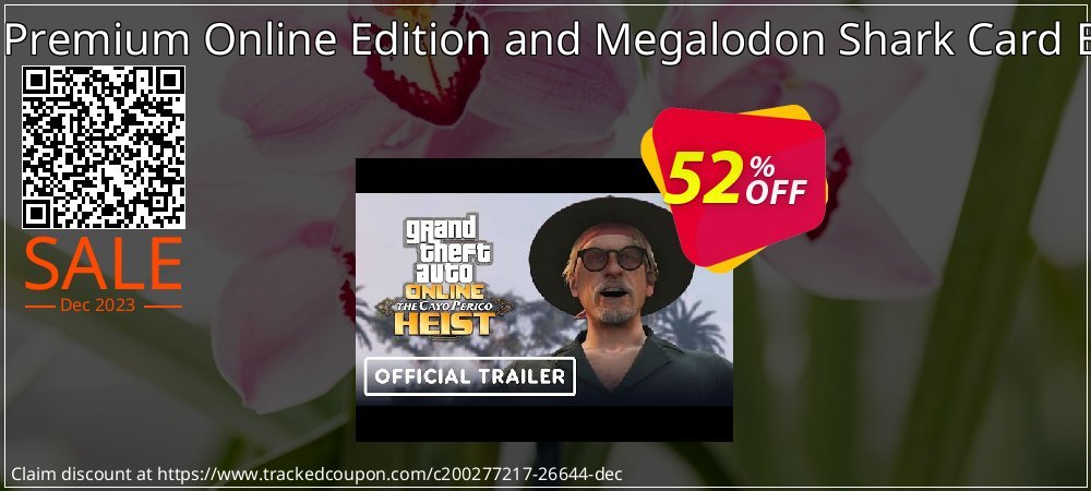 Grand Theft Auto V 5 Premium Online Edition and Megalodon Shark Card Bundle Xbox One - UK  coupon on Tell a Lie Day discounts