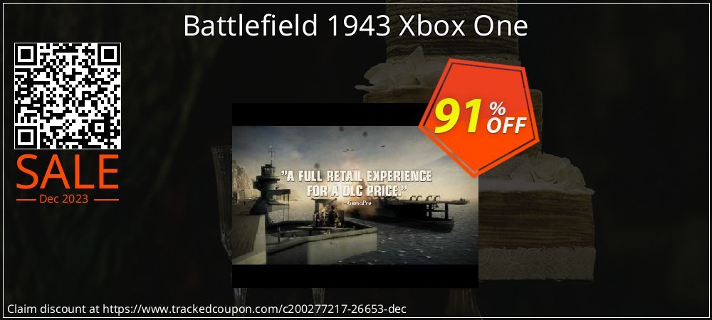 Battlefield 1943 Xbox One coupon on Easter Day discounts