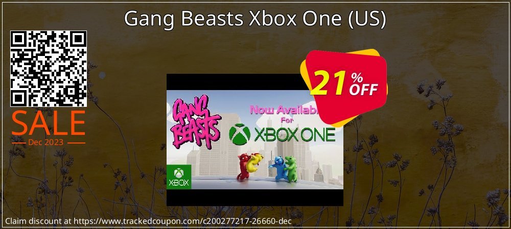 Gang Beasts Xbox One - US  coupon on World Backup Day offering discount