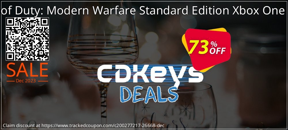 Call of Duty: Modern Warfare Standard Edition Xbox One - US  coupon on Virtual Vacation Day discount