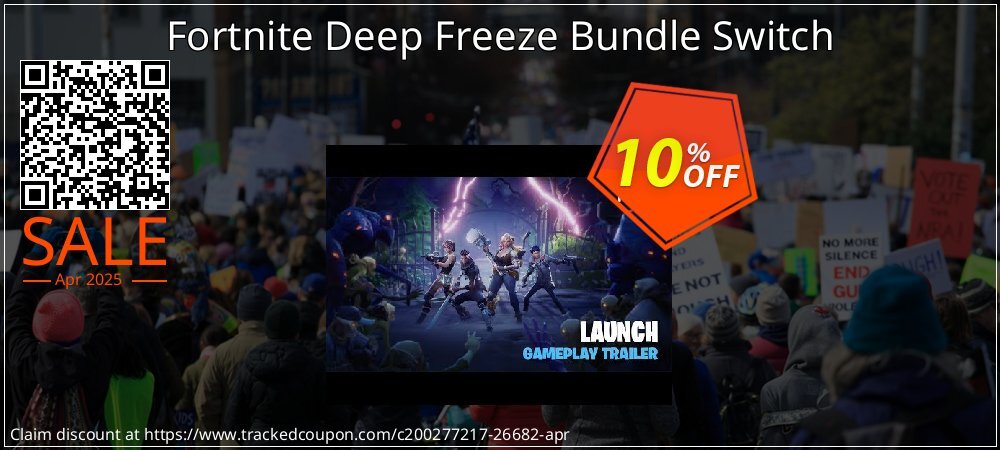 Fortnite Deep Freeze Bundle Switch coupon on April Fools' Day sales