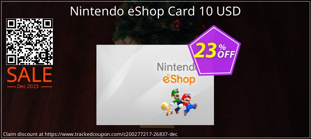 Nintendo eShop Card 10 USD coupon on April Fools' Day offer