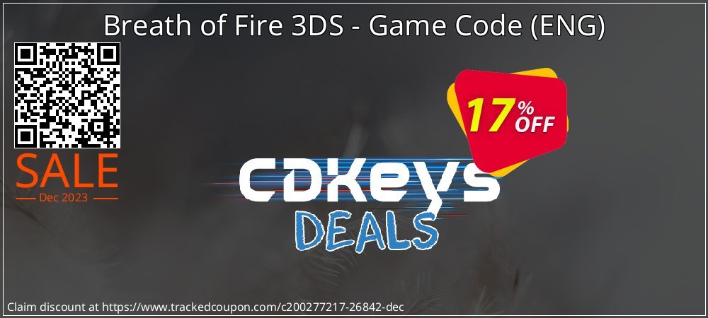 Breath of Fire 3DS - Game Code - ENG  coupon on April Fools' Day discounts