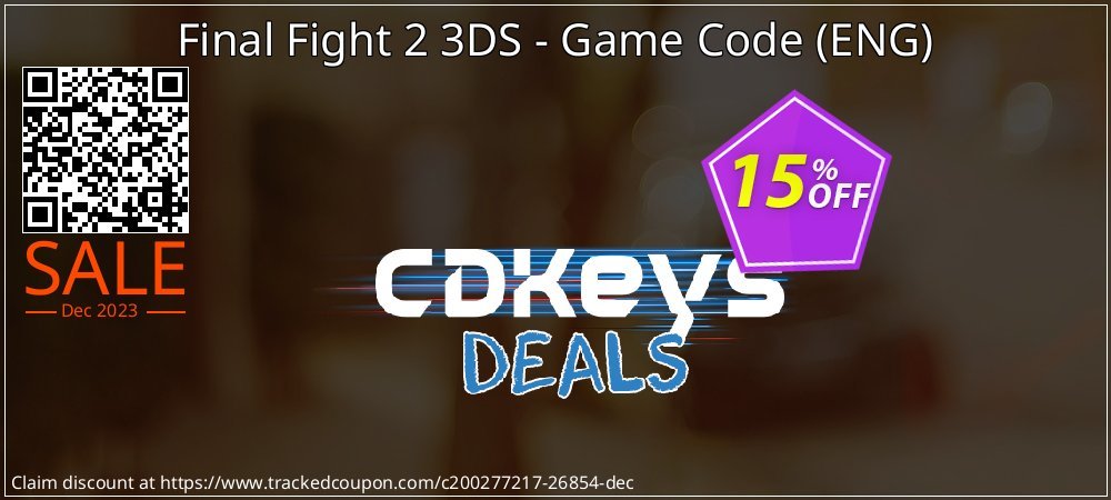 Final Fight 2 3DS - Game Code - ENG  coupon on Tell a Lie Day deals