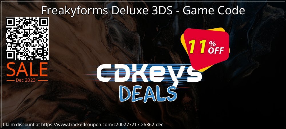 Freakyforms Deluxe 3DS - Game Code coupon on April Fools' Day sales