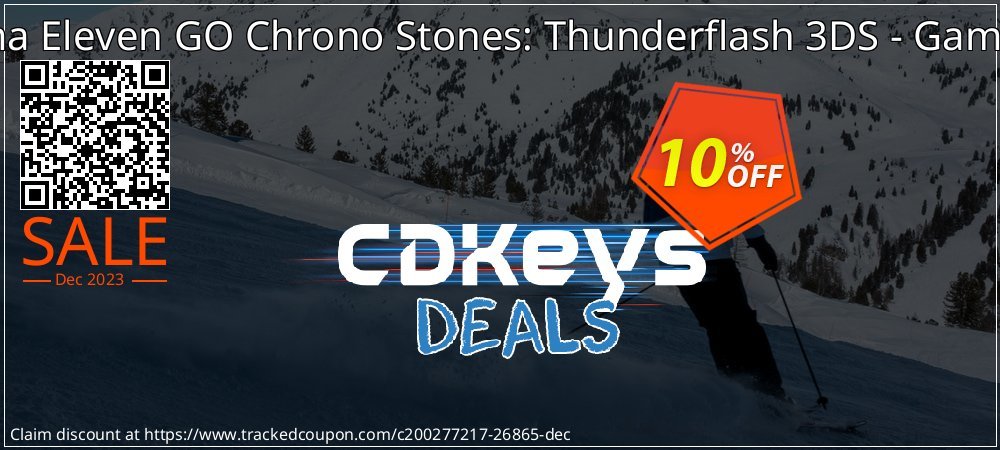 Inazuma Eleven GO Chrono Stones: Thunderflash 3DS - Game Code coupon on National Walking Day discount