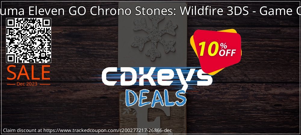 Inazuma Eleven GO Chrono Stones: Wildfire 3DS - Game Code coupon on World Party Day offering discount