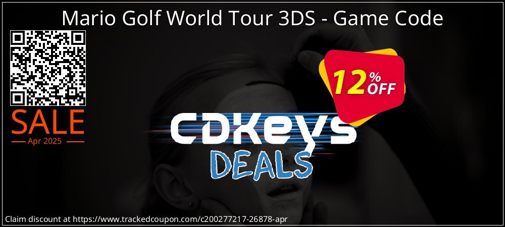 Mario Golf World Tour 3DS - Game Code coupon on Mario Day super sale