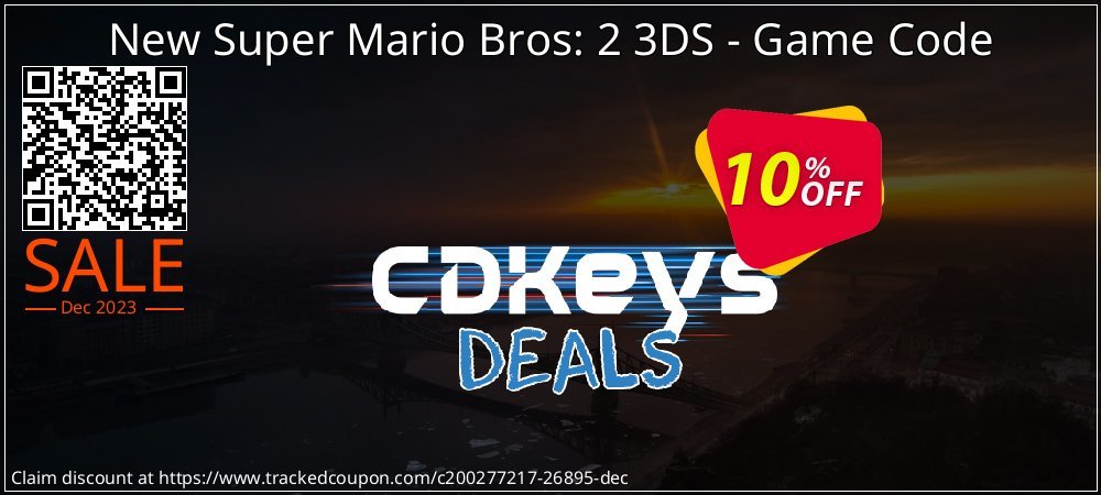New Super Mario Bros: 2 3DS - Game Code coupon on National Walking Day super sale