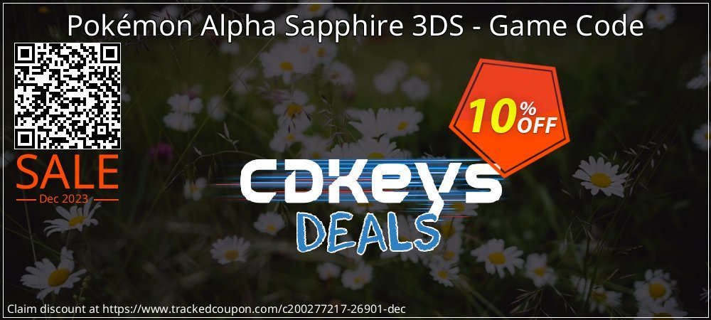 Pokémon Alpha Sapphire 3DS - Game Code coupon on World Party Day discount