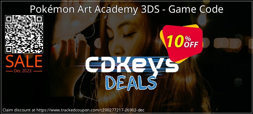 Pokémon Art Academy 3DS - Game Code coupon on April Fools Day discount