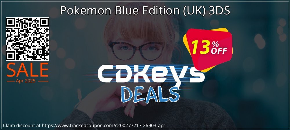 Pokemon Blue Edition - UK 3DS coupon on Easter Day offering sales