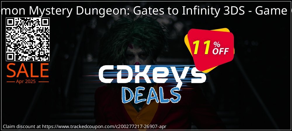 Get 10% OFF Pokemon Mystery Dungeon: Gates to Infinity 3DS - Game Code offering sales