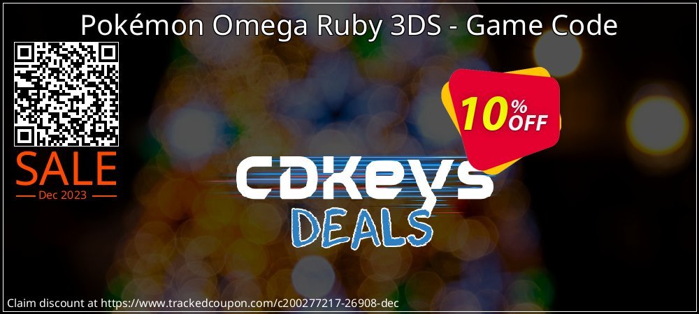 Pokémon Omega Ruby 3DS - Game Code coupon on Constitution Memorial Day offer