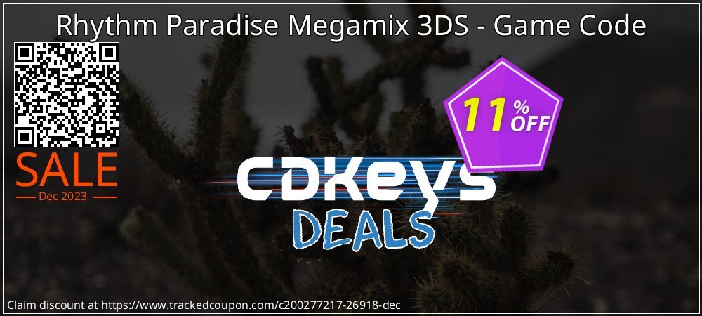 Rhythm Paradise Megamix 3DS - Game Code coupon on Easter Day offer