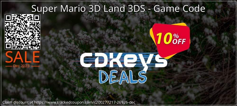 Super Mario 3D Land 3DS - Game Code coupon on World Party Day deals