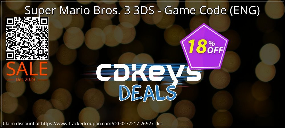 Super Mario Bros. 3 3DS - Game Code - ENG  coupon on April Fools' Day offer