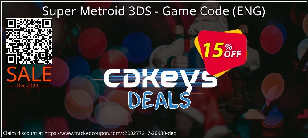 Super Metroid 3DS - Game Code - ENG  coupon on National Walking Day offering sales