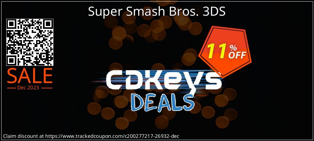 Super Smash Bros. 3DS coupon on Working Day promotions