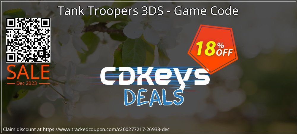 Tank Troopers 3DS - Game Code coupon on Virtual Vacation Day discounts