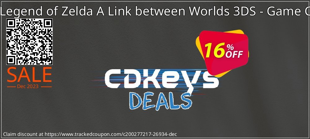 The Legend of Zelda A Link between Worlds 3DS - Game Code coupon on Tell a Lie Day sales