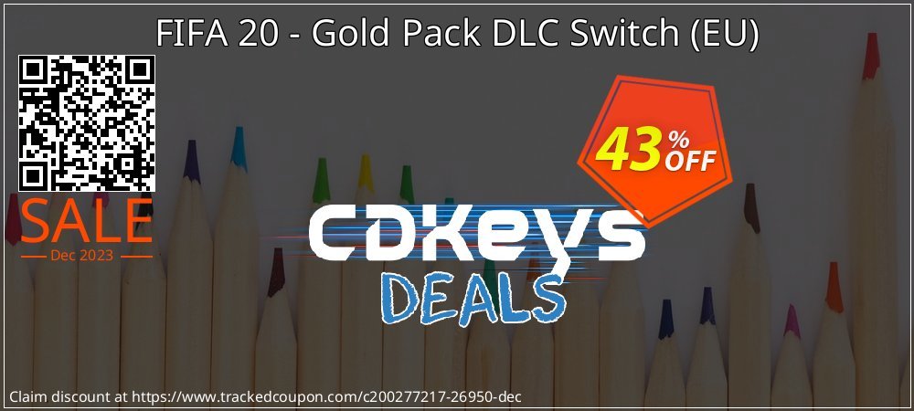 FIFA 20 - Gold Pack DLC Switch - EU  coupon on National Walking Day discounts