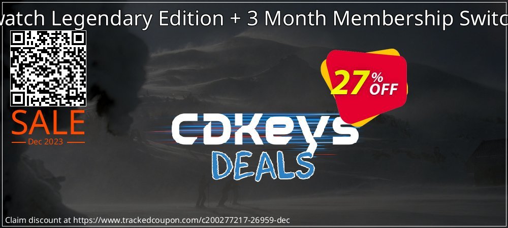 Overwatch Legendary Edition + 3 Month Membership Switch - EU  coupon on Tell a Lie Day discounts