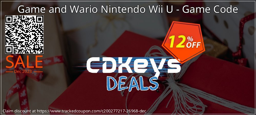 Game and Wario Nintendo Wii U - Game Code coupon on Easter Day discounts
