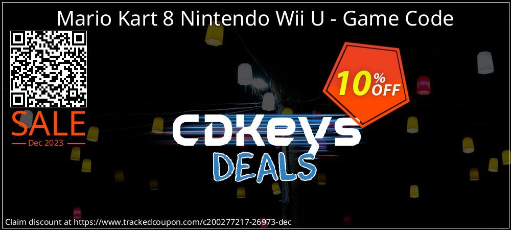 Mario Kart 8 Nintendo Wii U - Game Code coupon on Virtual Vacation Day offer