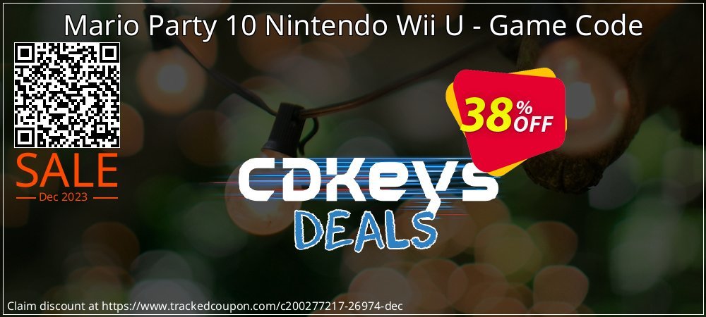 Mario Party 10 Nintendo Wii U - Game Code coupon on Tell a Lie Day offering discount