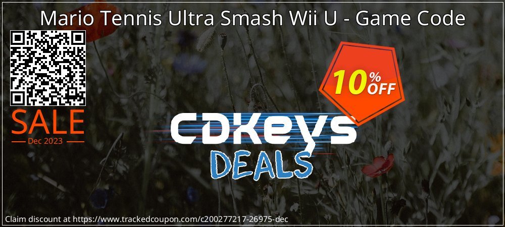 Mario Tennis Ultra Smash Wii U - Game Code coupon on World Backup Day offering discount