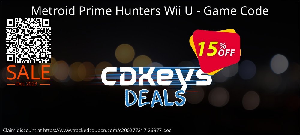 Metroid Prime Hunters Wii U - Game Code coupon on April Fools' Day discounts