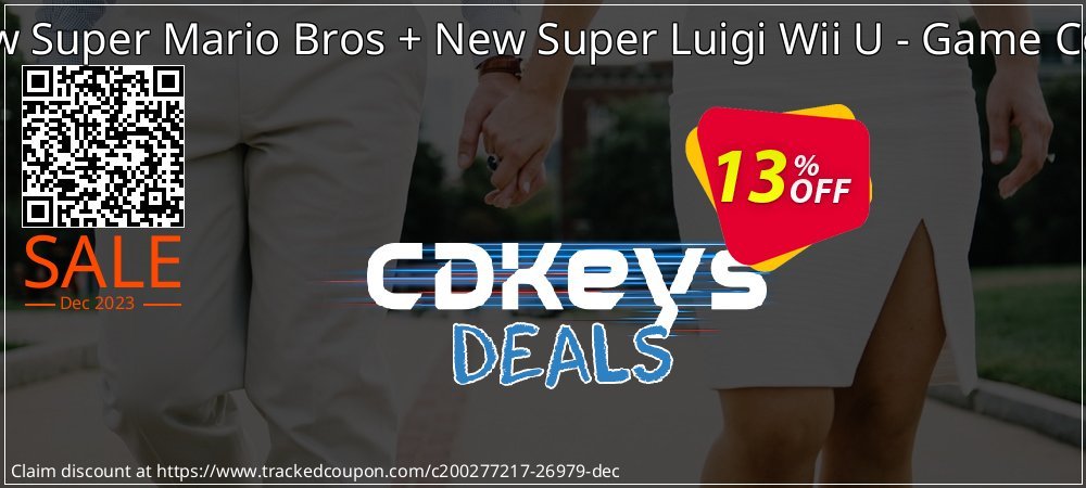 New Super Mario Bros + New Super Luigi Wii U - Game Code coupon on Tell a Lie Day sales