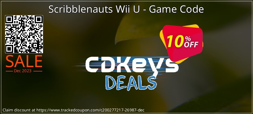 Scribblenauts Wii U - Game Code coupon on April Fools' Day promotions