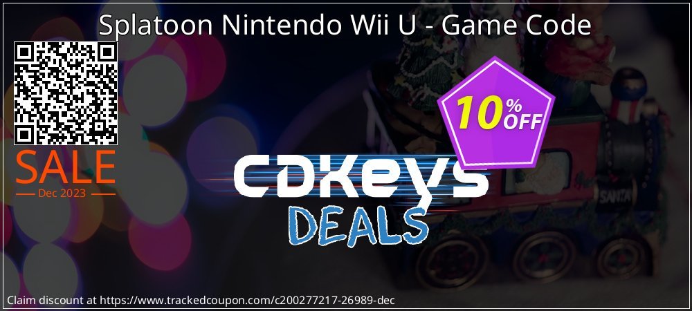 Splatoon Nintendo Wii U - Game Code coupon on Tell a Lie Day deals