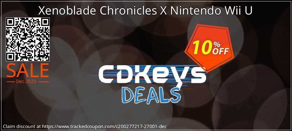 Xenoblade Chronicles X Nintendo Wii U coupon on World Party Day offering discount