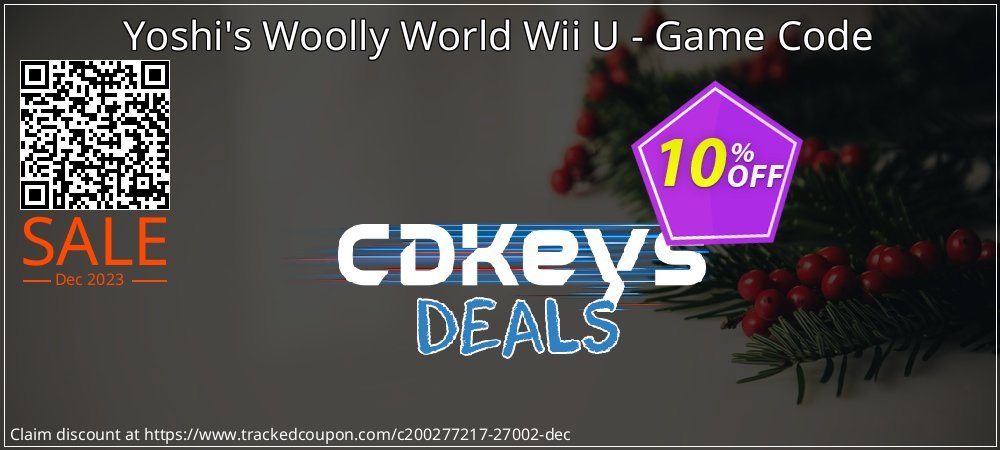 Yoshi's Woolly World Wii U - Game Code coupon on April Fools' Day offering sales