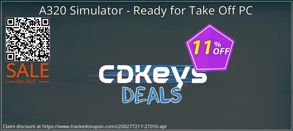 A320 Simulator - Ready for Take Off PC coupon on World Party Day deals