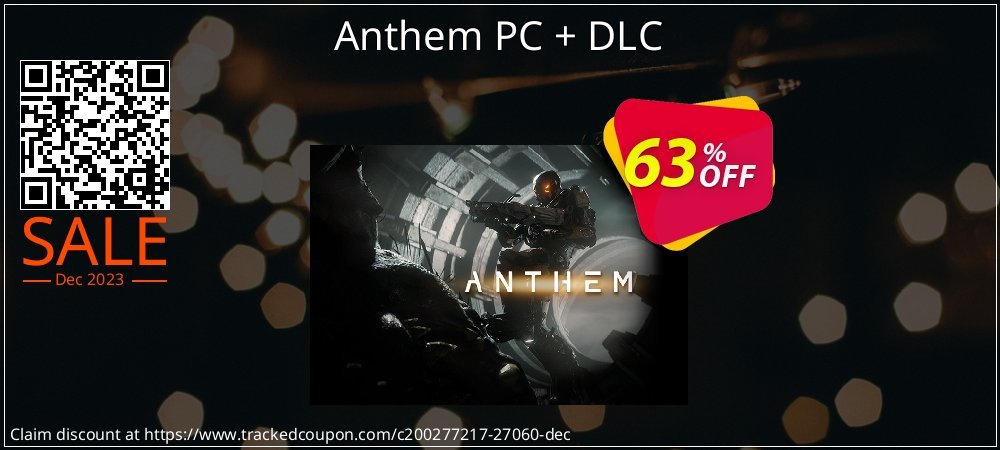 Anthem PC + DLC coupon on National Walking Day sales