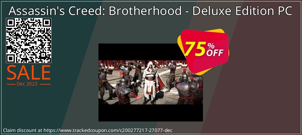 Assassin's Creed: Brotherhood - Deluxe Edition PC coupon on Working Day sales