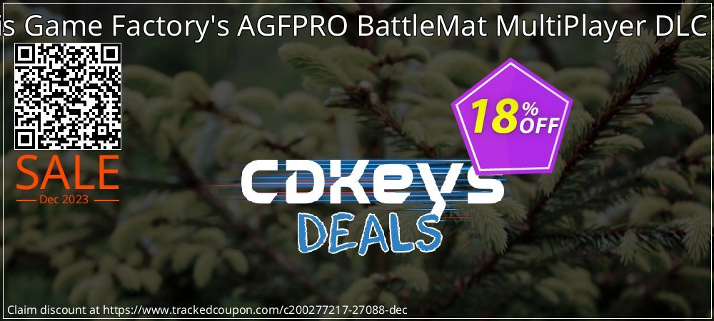 Axis Game Factory's AGFPRO BattleMat MultiPlayer DLC PC coupon on Easter Day deals