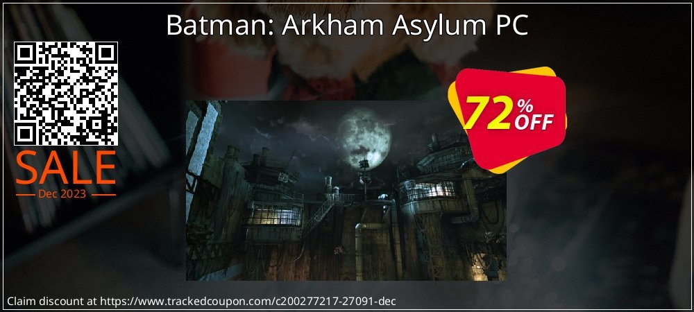 Batman: Arkham Asylum PC coupon on World Party Day offering discount