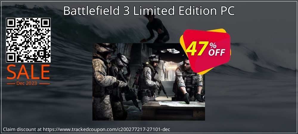 Battlefield 3 Limited Edition PC coupon on World Party Day offering sales