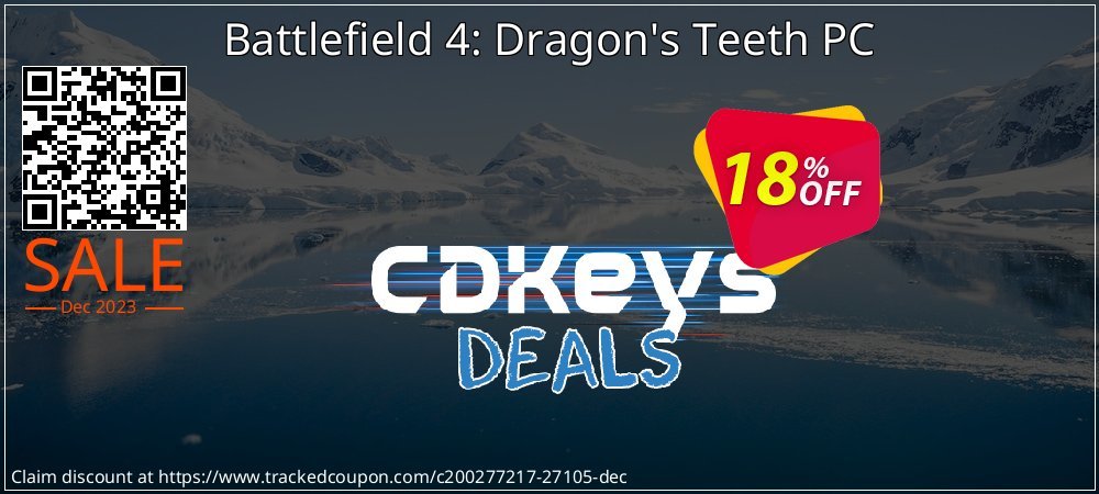 Battlefield 4: Dragon's Teeth PC coupon on National Walking Day sales