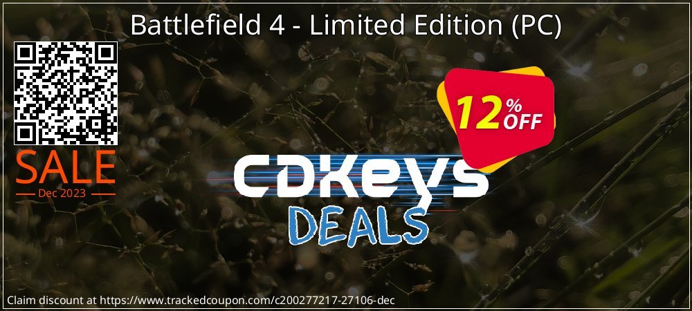 Battlefield 4 - Limited Edition - PC  coupon on World Party Day deals