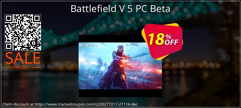 Battlefield V 5 PC Beta coupon on Tell a Lie Day sales