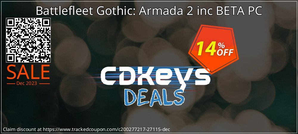 Battlefleet Gothic: Armada 2 inc BETA PC coupon on World Backup Day sales
