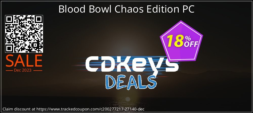 Blood Bowl Chaos Edition PC coupon on National Walking Day promotions
